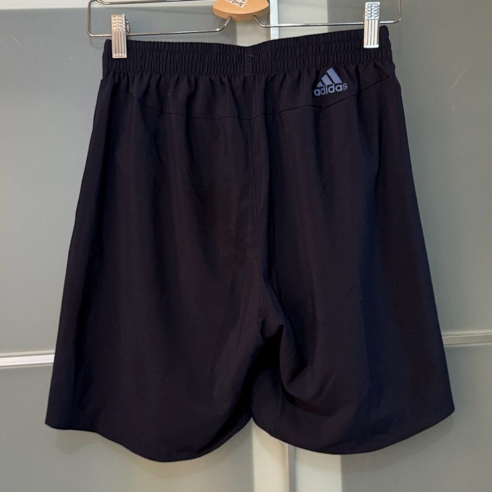 Adidas Mens Running Shorts, Dark Navy, Size Small, 7"